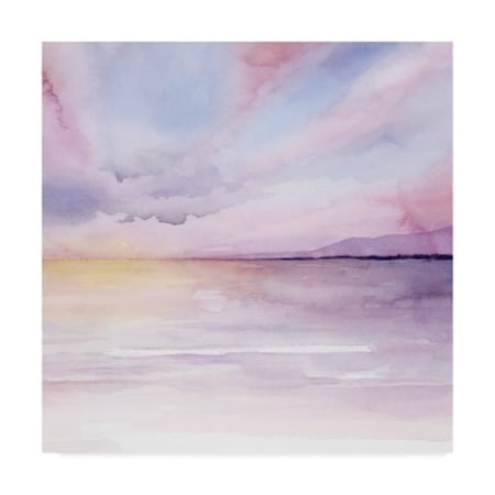 Grace Popp 'Pale Sunset Ii' Canvas Art,35x35